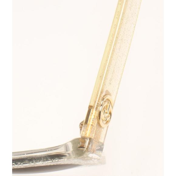 Gucci Acetate Glitter Sunglasses White - Picture 6 of 7